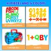 Large Soft Alphabet Learning Toy - 41 Colorful Letters and Numbers - ABC for Ages 3-5 - Toddler Alphabet Learn