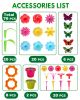 Creative Garden Building Blocks Toys - Flower design and assembly toys for children aged 3+, enhance fine moto