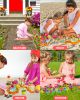 Creative Garden Building Blocks Toys - Flower design and assembly toys for children aged 3+, enhance fine moto