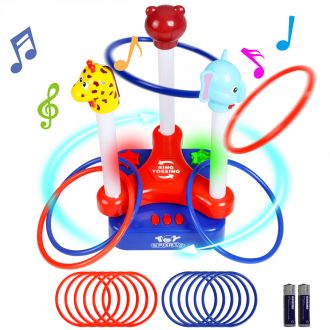 Musical throwing ring game toys, suitable for children's indoor and outdoor toys children's gifts