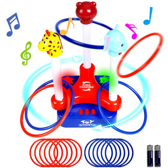 Musical throwing ring game toys, suitable for children's indoor and outdoor toys children's gifts