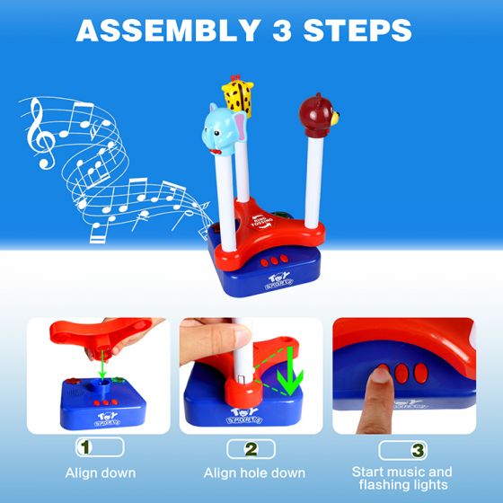 Musical throwing ring game toys, suitable for children's indoor and outdoor toys children's gifts