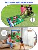 2-in-1Football Toss Target Game with 4 Sticky Target Soccer Balls - Indoor Outdoor Backyard Boys Girls, Wristband