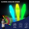 LED Juggling Sticks for Kids - Glow in the Dark Great for Developing Skills and Coordination Fun Gift for Birthdays and Holidays