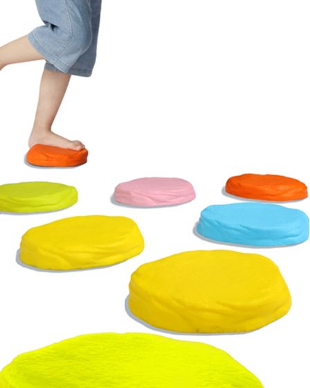 Soft non-slip balancing stepping stones - develop children's balance and coordination and improve motor skills - stepping stones for children, suitable for indoor and outdoor use