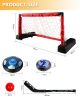 3 in 1 mobile goal, hockey, cultivate interest, young training sports, indoor, air powered ball, football