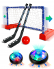 3 in 1 mobile goal, hockey, cultivate interest, young training sports, indoor, air powered ball, football