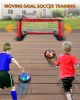 Air powered football, mobile goal, children's training game, cultivate interest, indoor and outdoor.