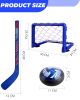 Air powered ice hockey, hockey, elastic rope, indoor and outdoor children's toys