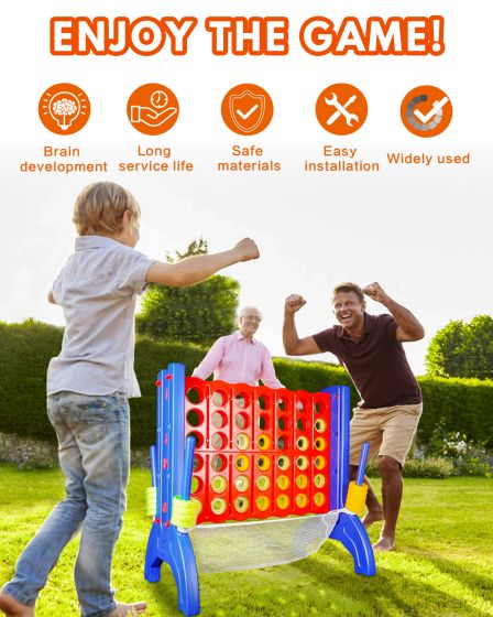 Giant Lift Connect 4 Kids 4 Row Connect Playhouse Indoor and Outdoor