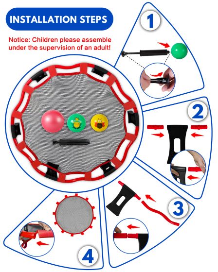 Spikeball Sports and Outdoor Family Games - Includes 3 Balls for Lawn Games