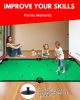 Golf and pool table combination floor game for kids and adults indoors